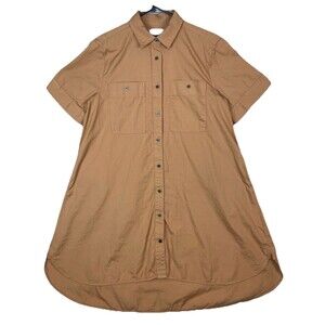 Everlane Womens Medium Daytripper Shirt Dress Short Sleeve Casual Minimalist Y2K